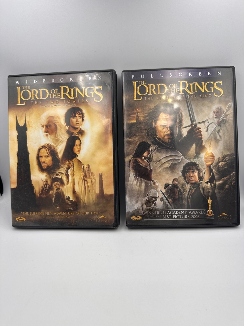 The Lord of the Rings DVD Lot – The Two Towers & The Return of the King 2-Disc